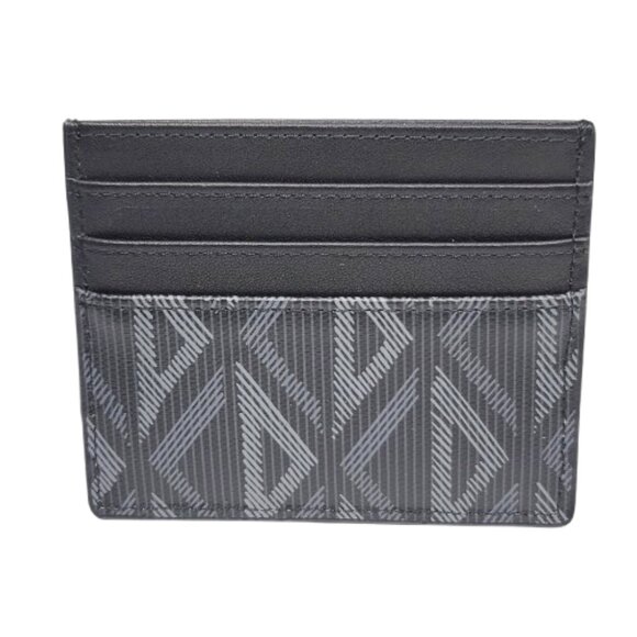 Dior Black CD Diamond Canvas Card Holder / Wallet - Picture 3 of 4